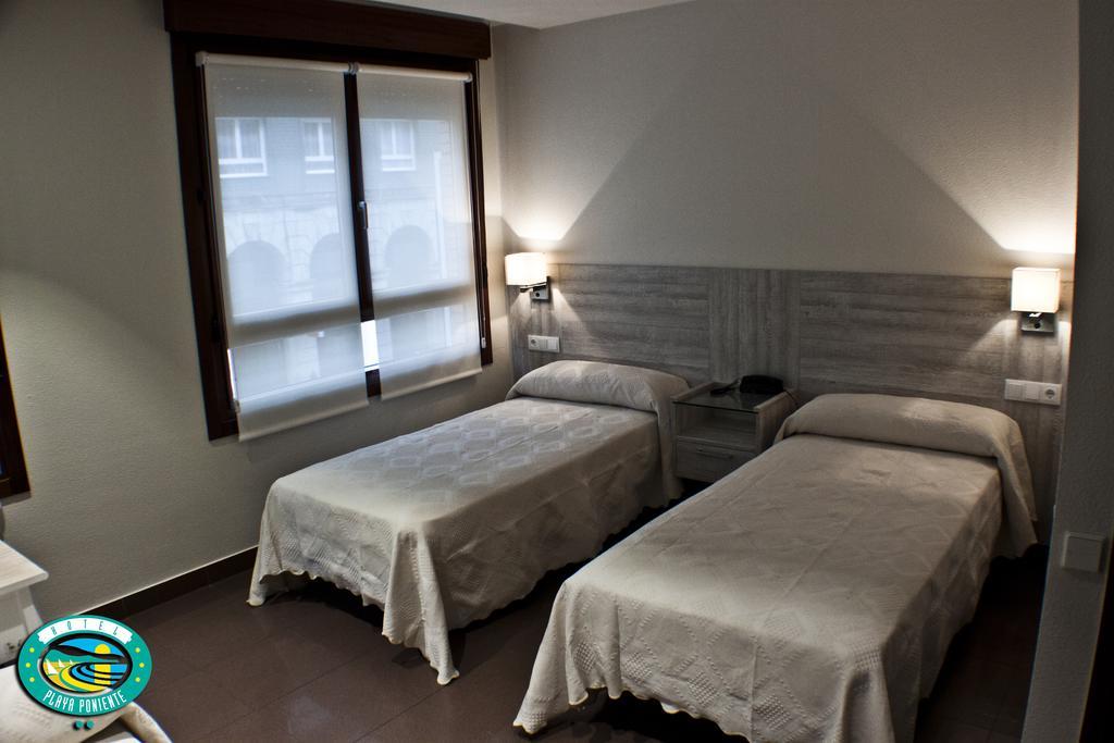 Hotel Playa Poniente Gijón Buitenkant foto