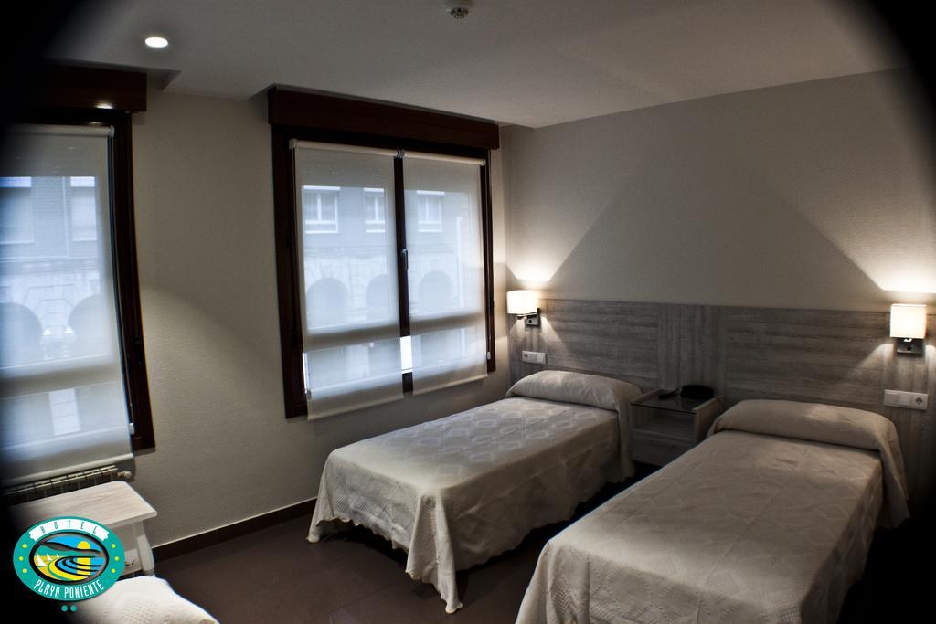 Hotel Playa Poniente Gijón Buitenkant foto